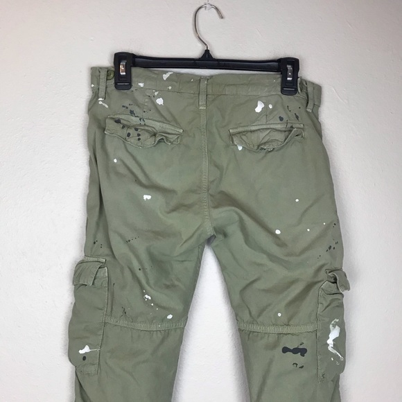 NSF women’s Basquiat Paint Splatter Cargo Pants - Picture 8 of 8